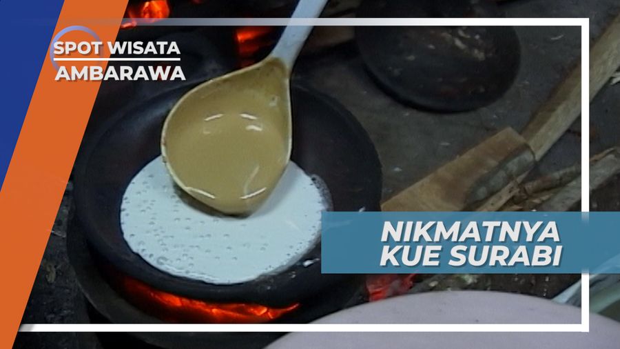 Membuat Kue Surabi Ambarawa Dengan Toping yang Unik