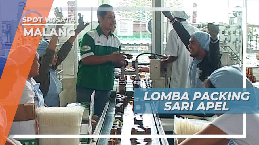 Beradu Ketrampilan, Packing Sari Apel Tercepat, Malang