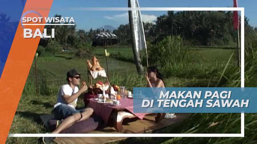 Menyantap Sarapan, Dengan Suasana Desa di Tengah Sawah, Bali