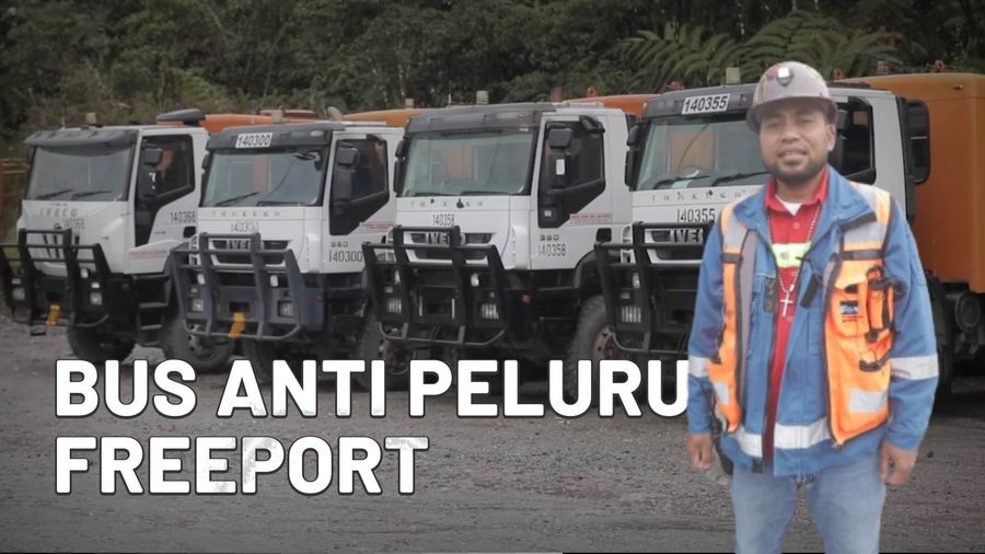 Melihat Canggihnya Bus Anti Peluru Freeport, Antisipasi Serangan KKB