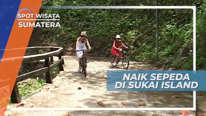 Bersepeda Keliling Sikuai Island Sumatera Barat, Menikmati Sejuknya Alam 