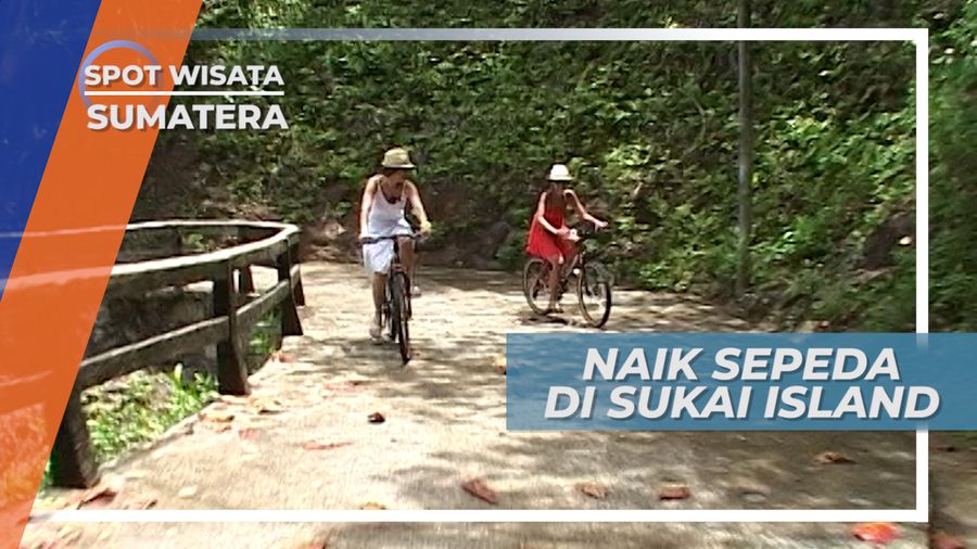 Bersepeda Keliling Sikuai Island Sumatera Barat, Menikmati Sejuknya Alam 