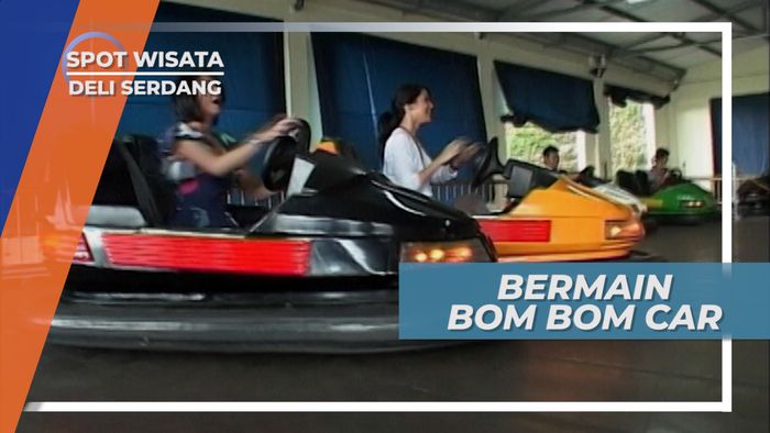 Adu Seru Tabrak Bumper Car di Hillpark Deli Serdang