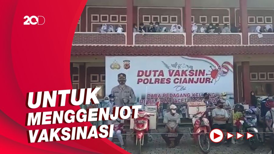 Puluhan Pedagang di Cianjur Jadi Duta Vaksin Covid-19