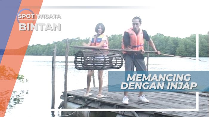 Memancing Kepiting dengan Alat Tradisional Injap, Bintan