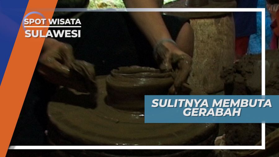 Membuat Gerabah Dengan Konsentrasi dan Panik Tingkat Tinggi di Desa Pulutan Minahasa Sulawesi