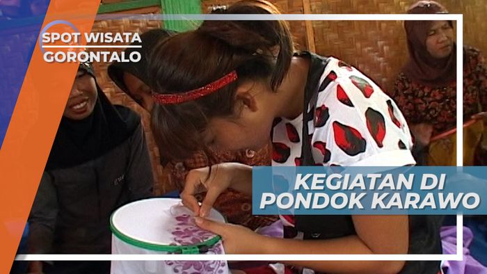 Belajar Menenun di Pondok Karawo Bulota Gorontalo