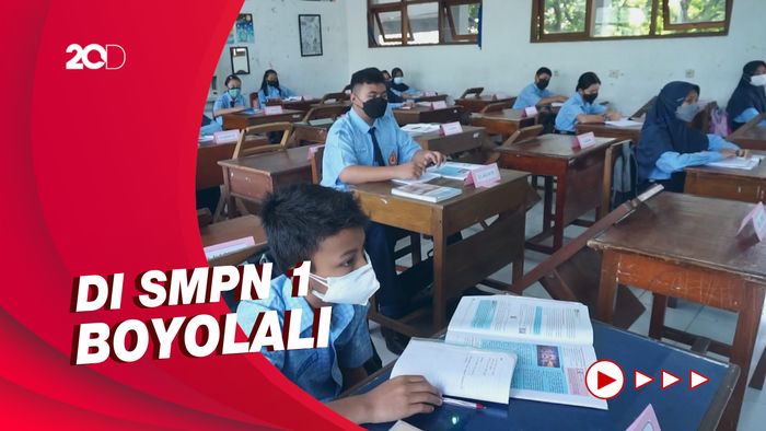 Boyolali Mulai Uji Coba Pembelajaran Tatap Muka, Siswa Antusias