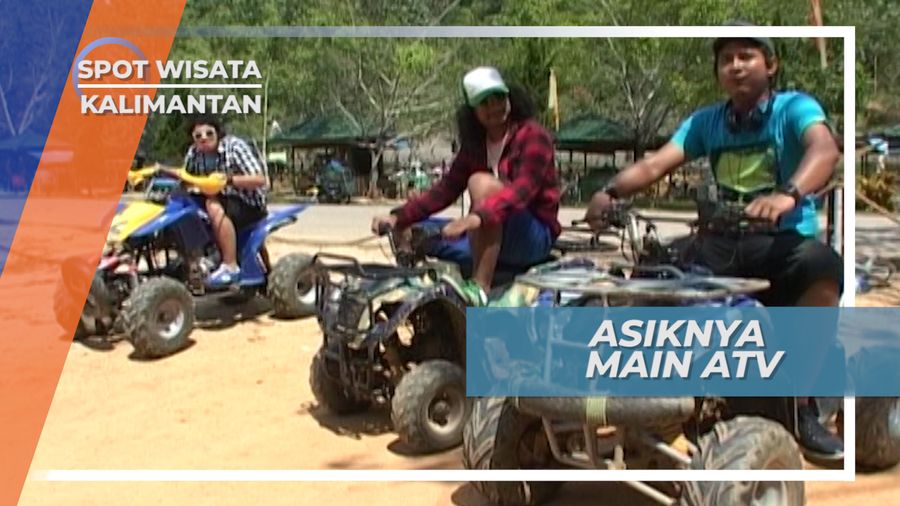 ATV Kebun Raya Unmul, Serunya Balapan Motor Roda Empat di Kalimantan Timur