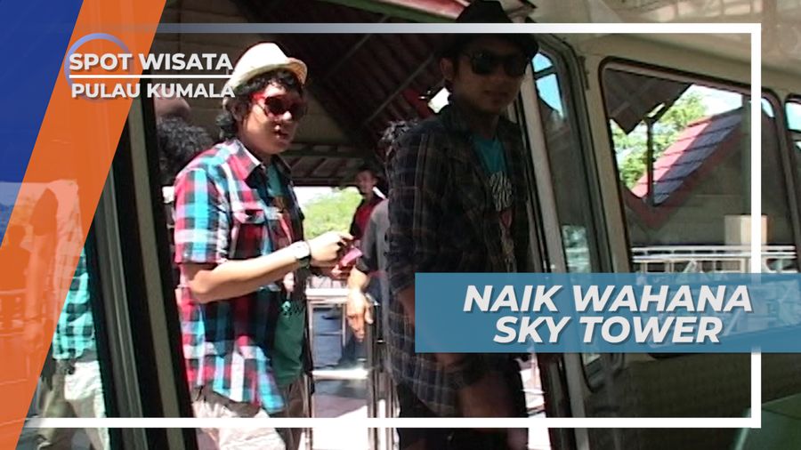 Wahana Sky Tower Pulau Kumala, Cocok Buat Uji Nyali Ketinggian