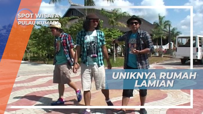 Lamian, Rumah Adat Dayak di Pulau Kumala Kutai Kartanegara Kalimantan Timur