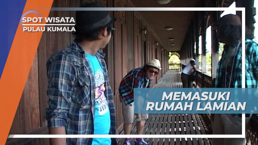 Melihat Dari Dekat Rumah Lamian di Pulau Kumala Kutai Kartanegara Kalimantan Timur