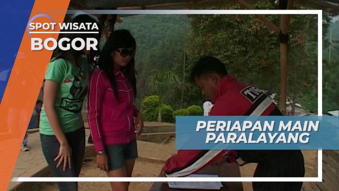 Persiapan Bermain Paralayang di Gunung Mas Puncak Bogor