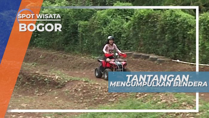 Naik ATV Berburu Bendera, Permainan Seru di Kawasan Wisata Bogor