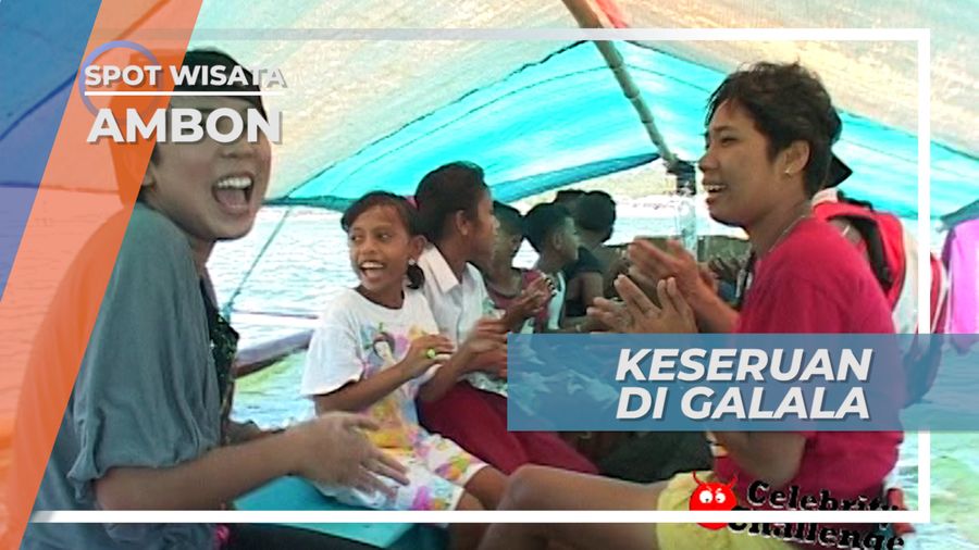 Seru Seruan Berperahu di Galala Ambon