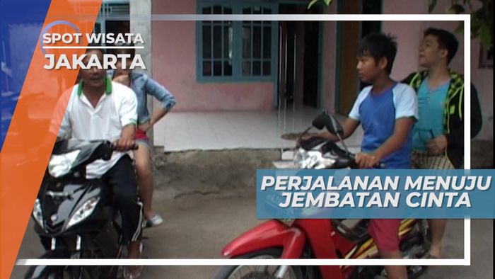 Naik Ojek Menuju Jembatan Cinta Pulau Tidung, Jakarta