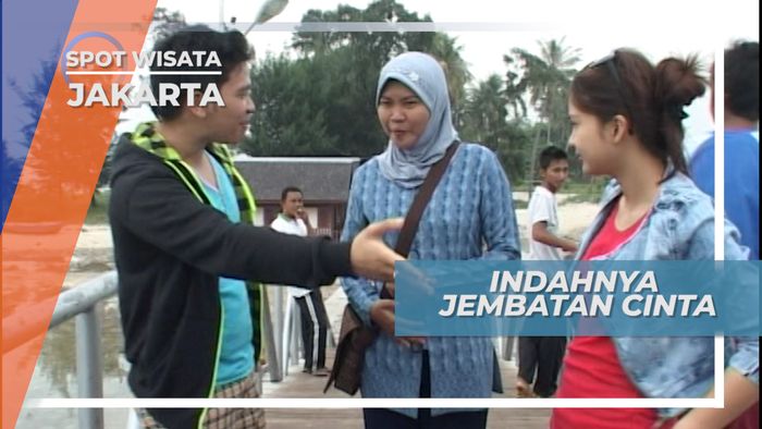 Menikmati Indahnya Pemandangan Jembatan Cinta Pulau Tidung, Jakarta
