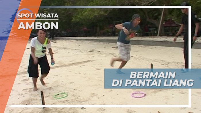 Serunya Menghabiskan Waktu di Pantai Liang yang Asri dan Indah, Maluku
