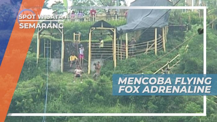 Memacu Adrenalin, Mencoba Olahraga Selancar di Atas Tali, Semarang