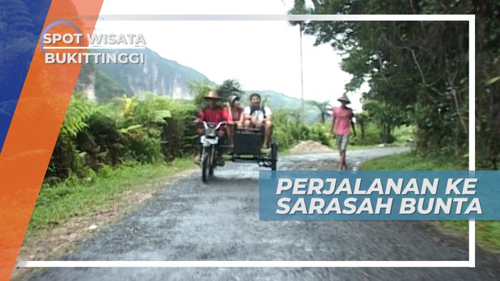Naik Bentor Menuju Sarasah Bunta, Air Terjun Eksotis dari Sumatera Barat