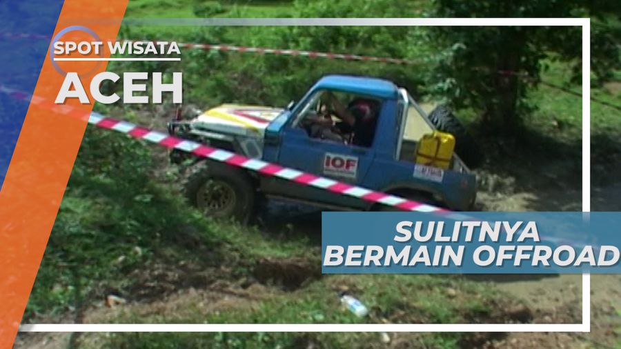 Mencoba Menaklukan Lintasan Offroad yang Terjal, Kuta Malaka Aceh Besar 