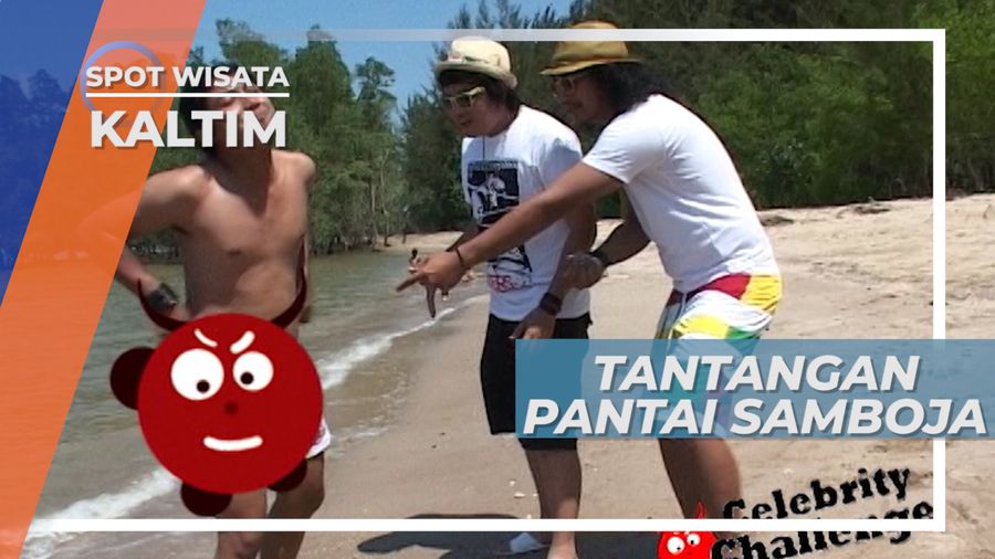 Tantangan Keberanian di Pantai Samboja Banjarmasin