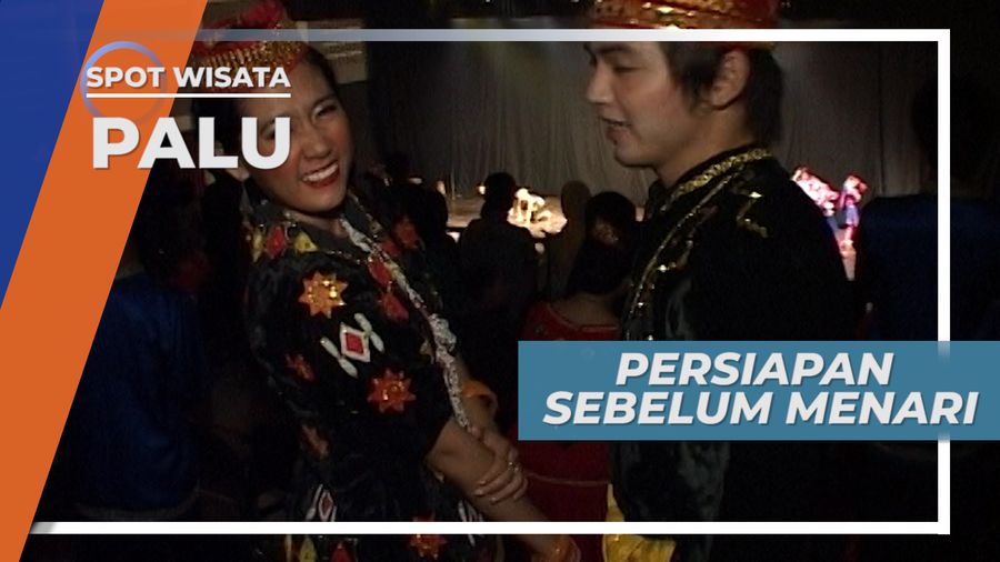 Persiapan Menari dan Ketegangan di Belakang Panggung, Taman Budaya Bumi Bahari Palu