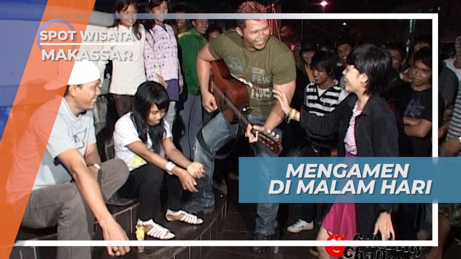 Bermodal Gitar Meramaikan Malam Hari Kota Makassar