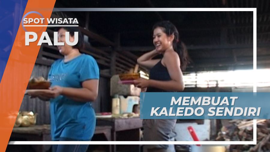 Sedap Nikmat Kaledo Buatan Sendiri, Dengan Tungku Tradisional Donggala Sulawesi Tengah