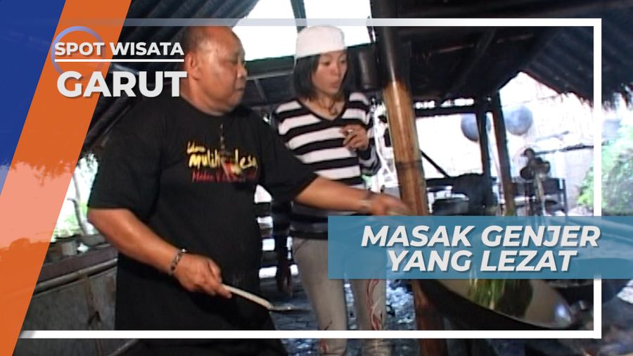 Kuliner Pedesaan Garut, Belajar Menumis Sayur Genjer yang Baru Dipetik