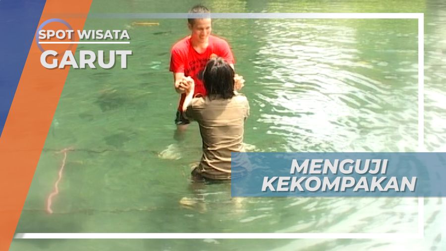 Titian Couple, Melatih Kekompakan dan Keseimbangan di Kampung Sampireun, Garut