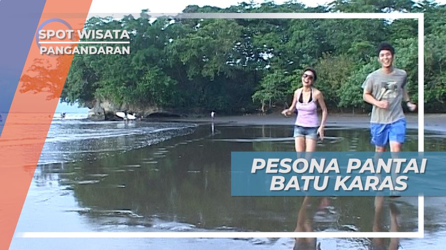 Menghabiskan Waktu, Seru-seruan di Pantai Batu Karas, Pangandaran