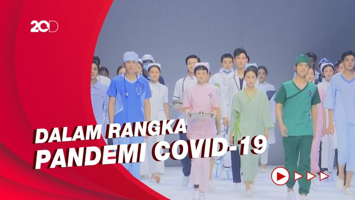 Peragaan Busana Spesial untuk para Nakes di China Fashion Week
