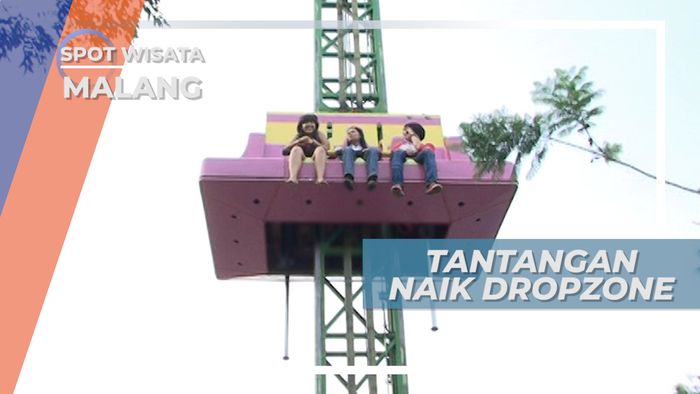 Naik Turun, Mencoba Wahana Dropzone Bikin Jantung Berdebar Kencang, Malang