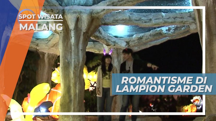 Menikmati Suasana Romantis di Taman Lampion Kota Malang