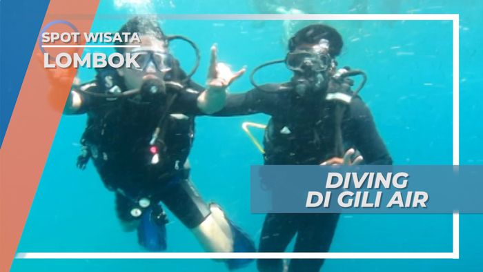 Menyelam di Kedalaman Bawah Laut Gili Air, Lombok