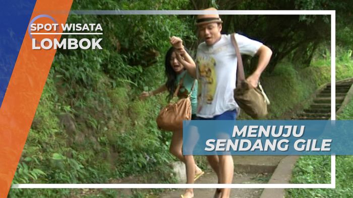 Menghitung Anak Tangga Menuju Air Terjun Sendang Gile, Lombok