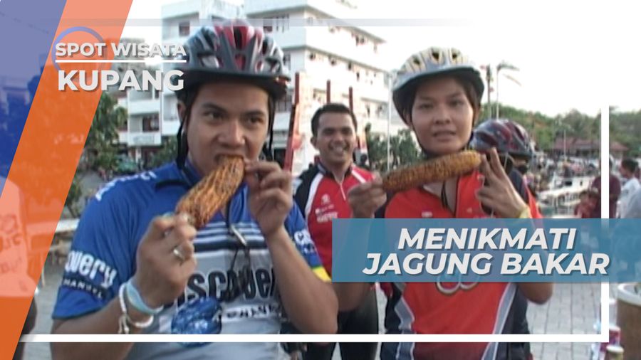 Gurihnya Jagung Bakar, Obat Lelah Setelah Bersepeda Keliling Kota Kupang