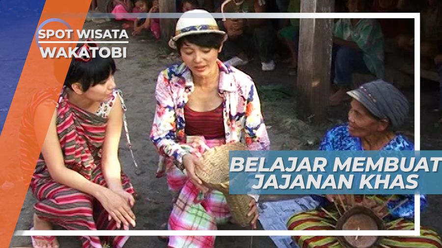 Belajar Membuat Kudapan Lokal Khas Pulau Kapota Wakatobi Sulawesi Tenggara