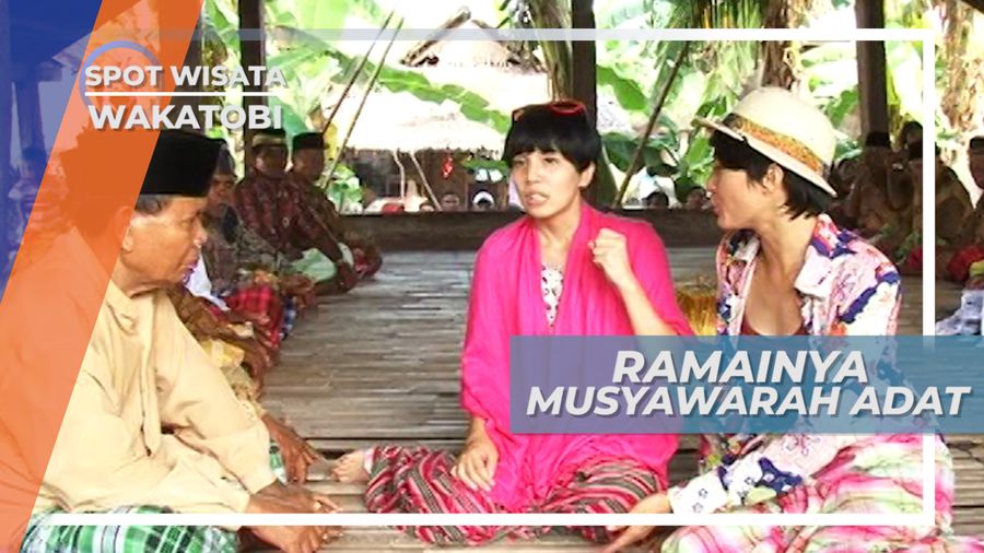 Ramainya Musyawarah Adat Warga Pulau Kapota Wakatobi Sulawesi Tenggara