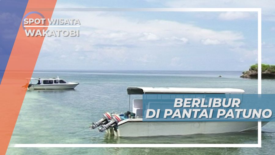 Berlibur di Pantai Patuno, Pasir Indah dan Bermata Air Tawar di Wakatobi Sulawesi Tenggara