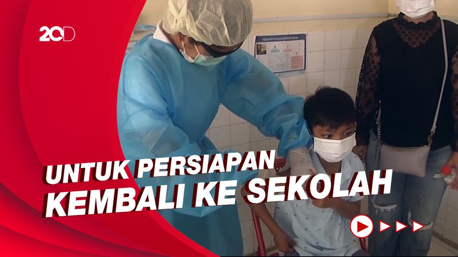 Kamboja Berikan Vaksin Sinovac pada Anak 6-11 Tahun