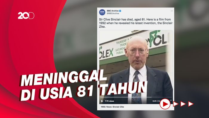Penemu Komputer Clive Sinclair Tutup Usia