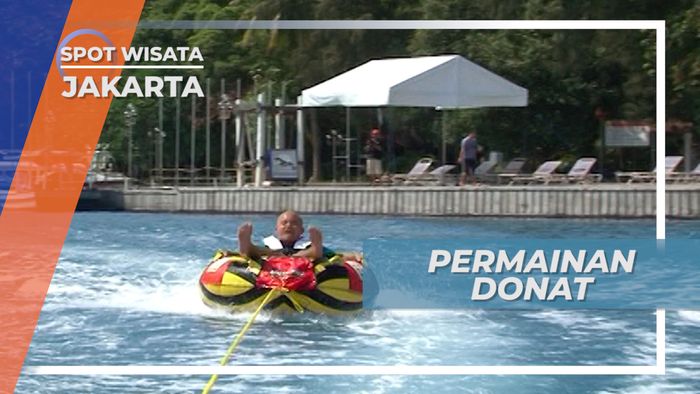 Naik Donat Ditarik Speed Boat, Permainan Air Menantang dan Menguji Adrenalin, Jakarta