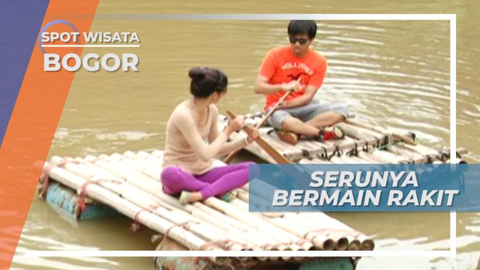 Dayung Rakit, Muter-muter Danau Sambil Bersantai, Bogor