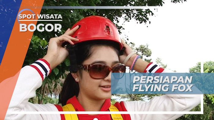 Flying Fox, Kumpulkan Nyali Bersiap Meluncur Dari Ketinggan Dengan Tali, Bogor