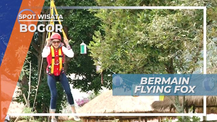 Taklukkan Ketinggian, Meluncur Seru Bermain Flying Fox, Bogor