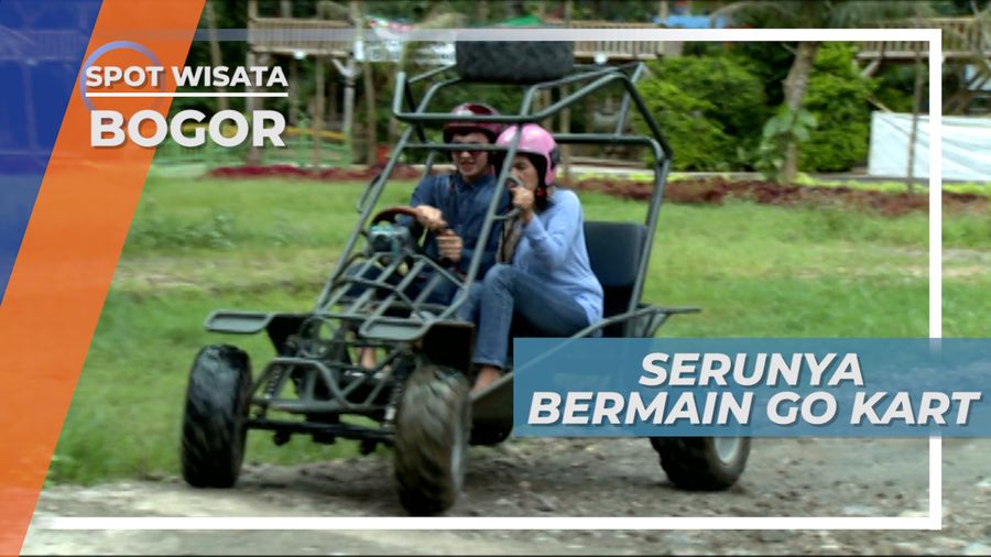 Seru-seruan Bermain Go Kart di Taman Wisata Keluarga, Bogor