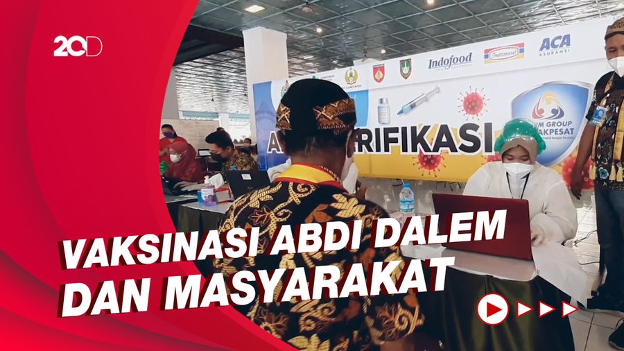 Keraton Solo Gelar Vaksinasi, Gibran: Capaian Vaksinasi 107%