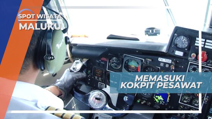Melihat Kokpit Pesawat di Langit Ternate Maluku Utara